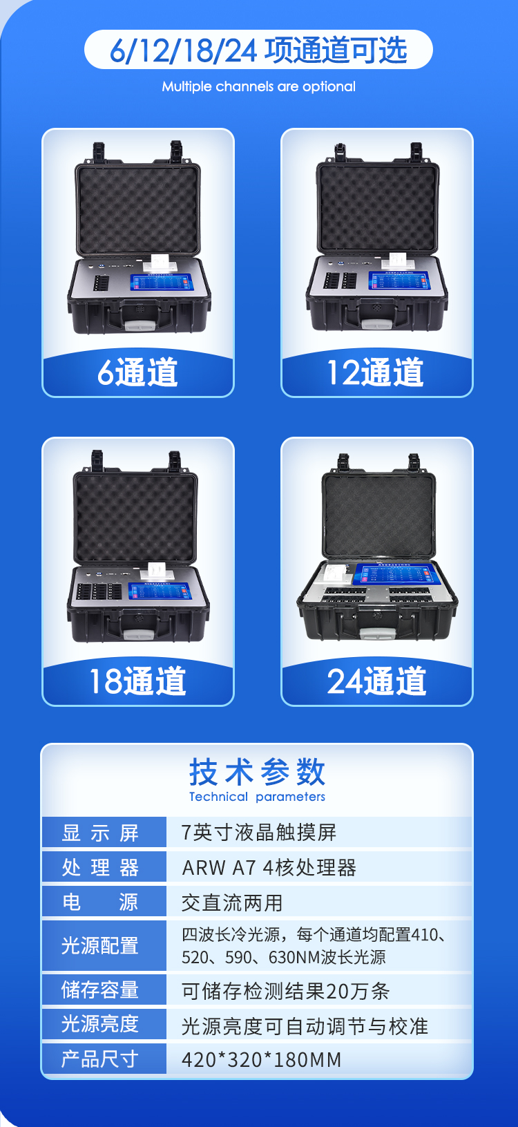 便攜式一體化食品安全檢測(cè)儀