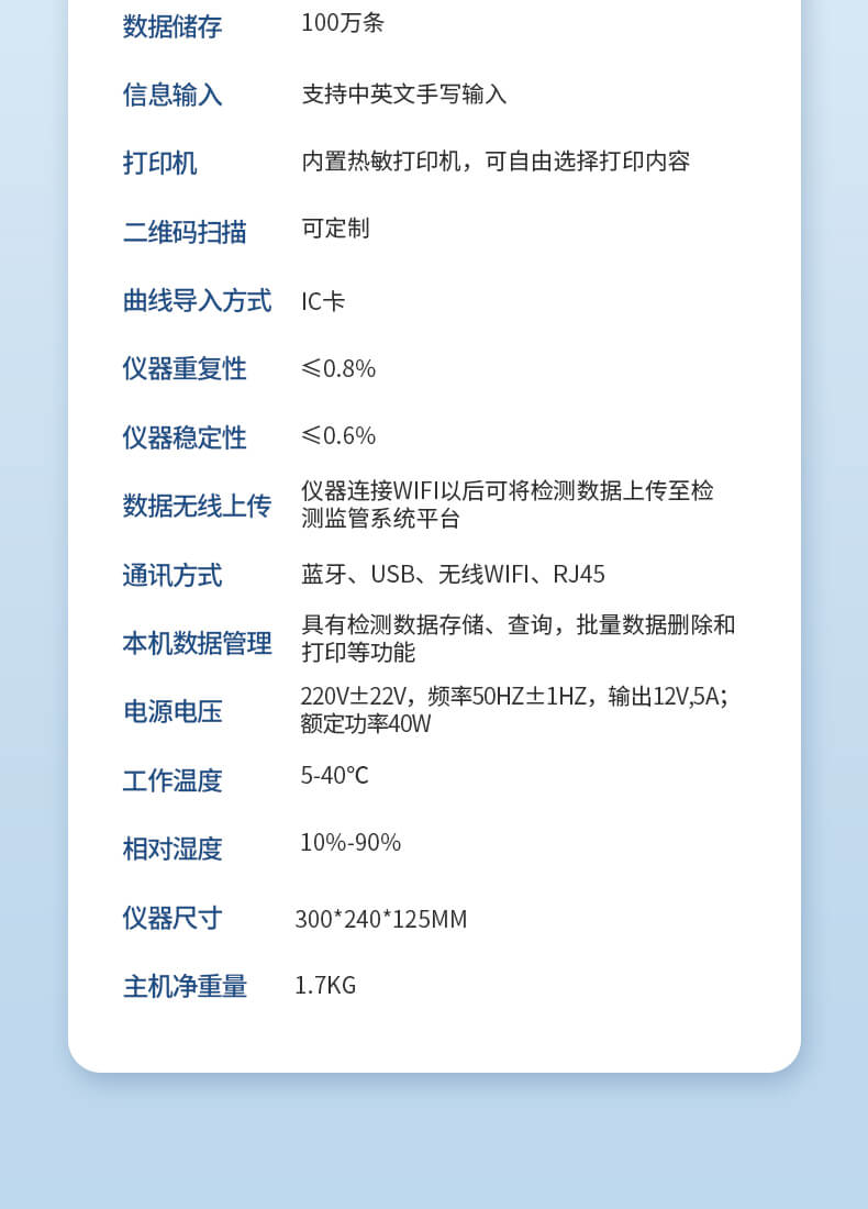 食品綜合檢測儀