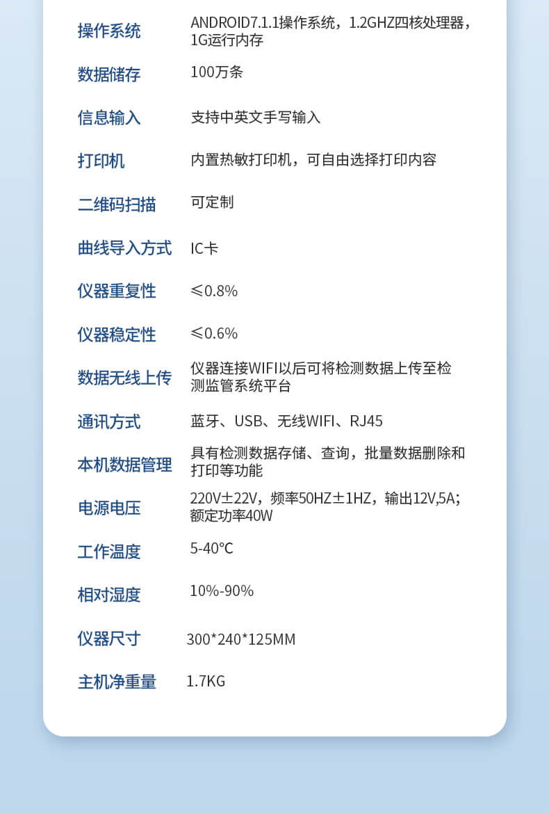 熒光定量農(nóng)藥殘留檢測(cè)儀